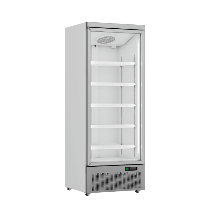 FED Thermaster LG-600GBM - Single Glass Door Supermarket Display Fridge 636L