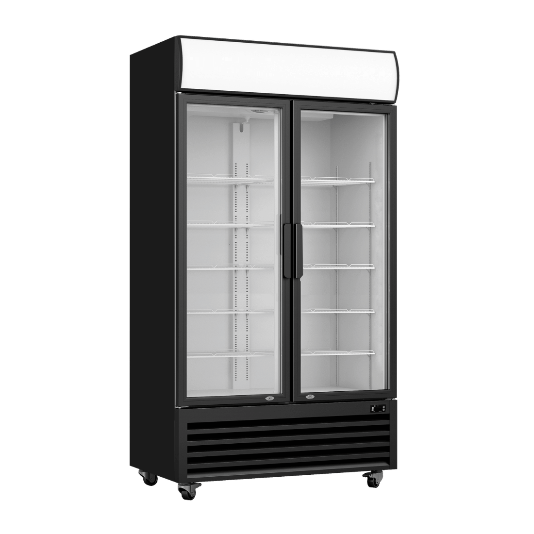 FED Thermaster LG-730BP - Two Glass Door Upright Drink Fridge