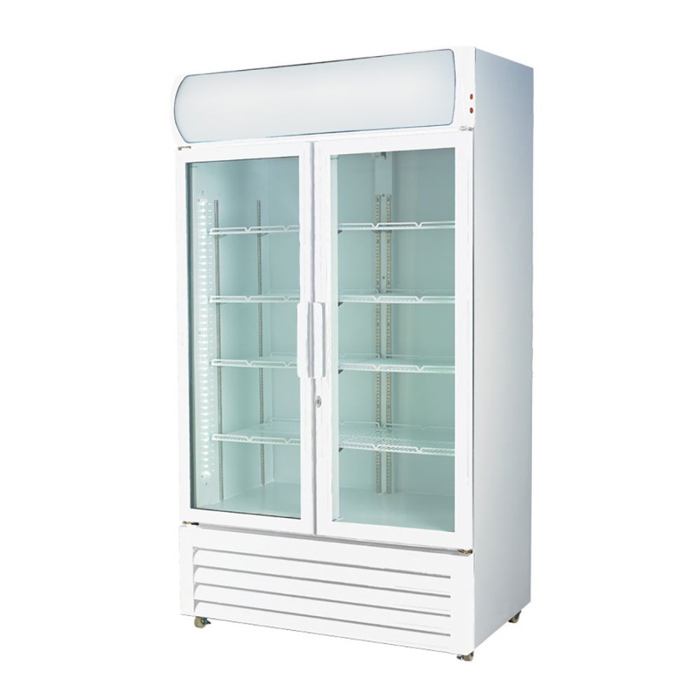 FED Thermaster LG-730P - Two Glass Door Upright Drink Fridge