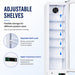 FED Thermaster LG166FA - SlimFit Glass Door Upright Drink Fridge 166L - image 7