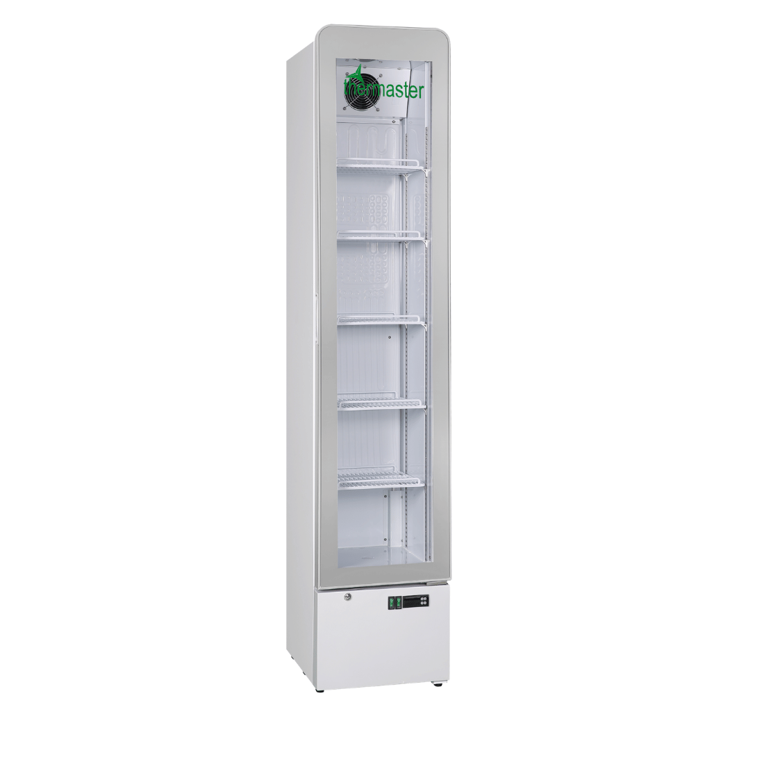 FED Thermaster LG166FA - SlimFit Glass Door Upright Drink Fridge 166L