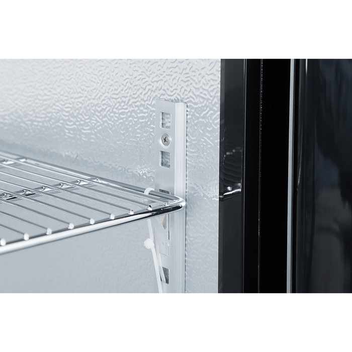 FED Thermaster LG-138TD - Single Heated Glass Door Bar Fridge Black 121L - image 3