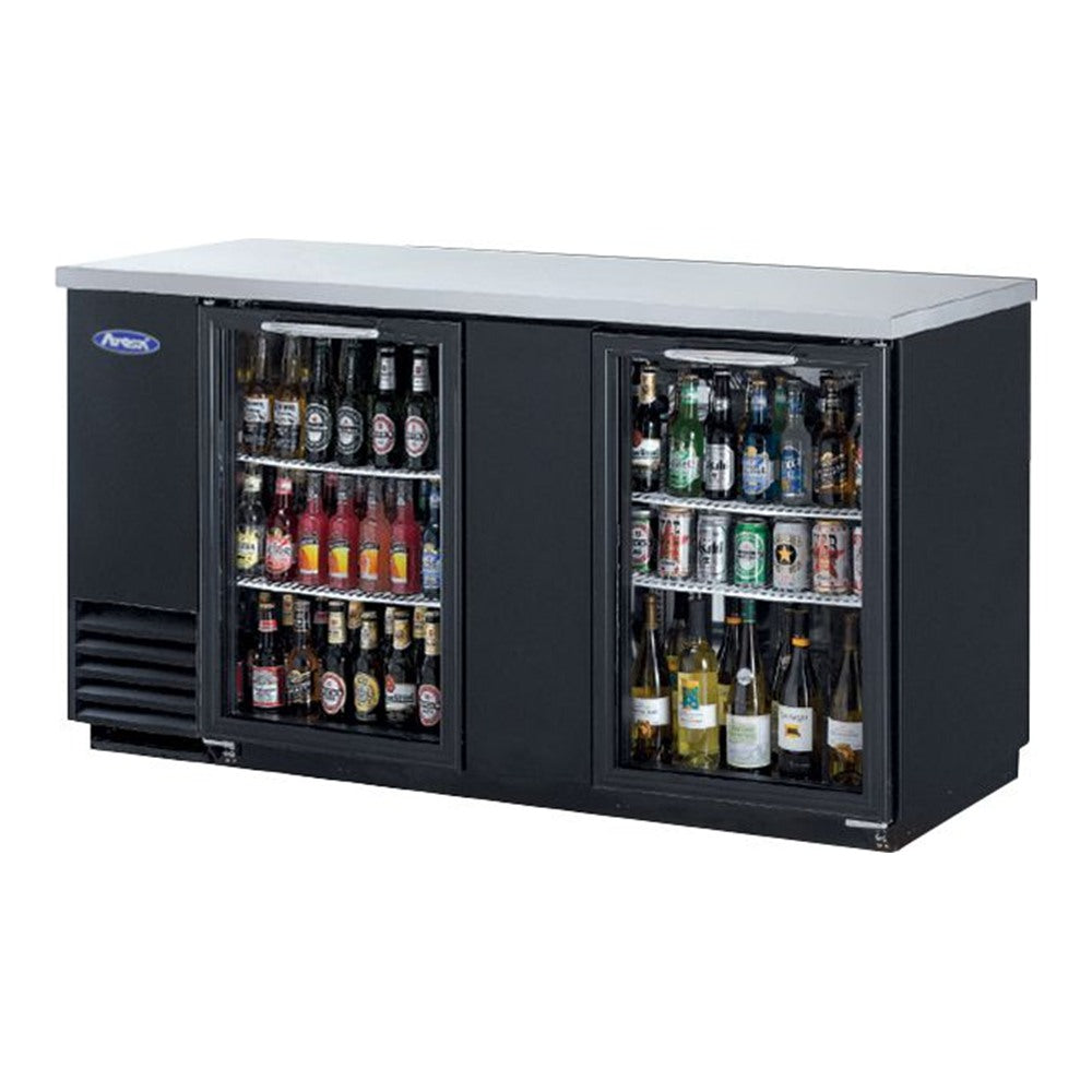 Atosa MBB69 - Glass Door Back Bar Fridge 1727mm 610L