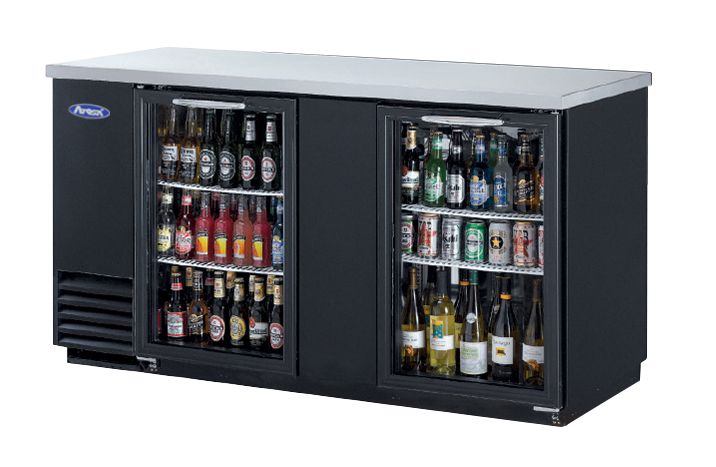 Atosa MBB69 - Glass Door Back Bar Fridge 1727mm 610L