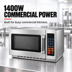 Benchstar MD-1400 - 34L Stainless Steel Commercial Microwave, 1400W - image 4