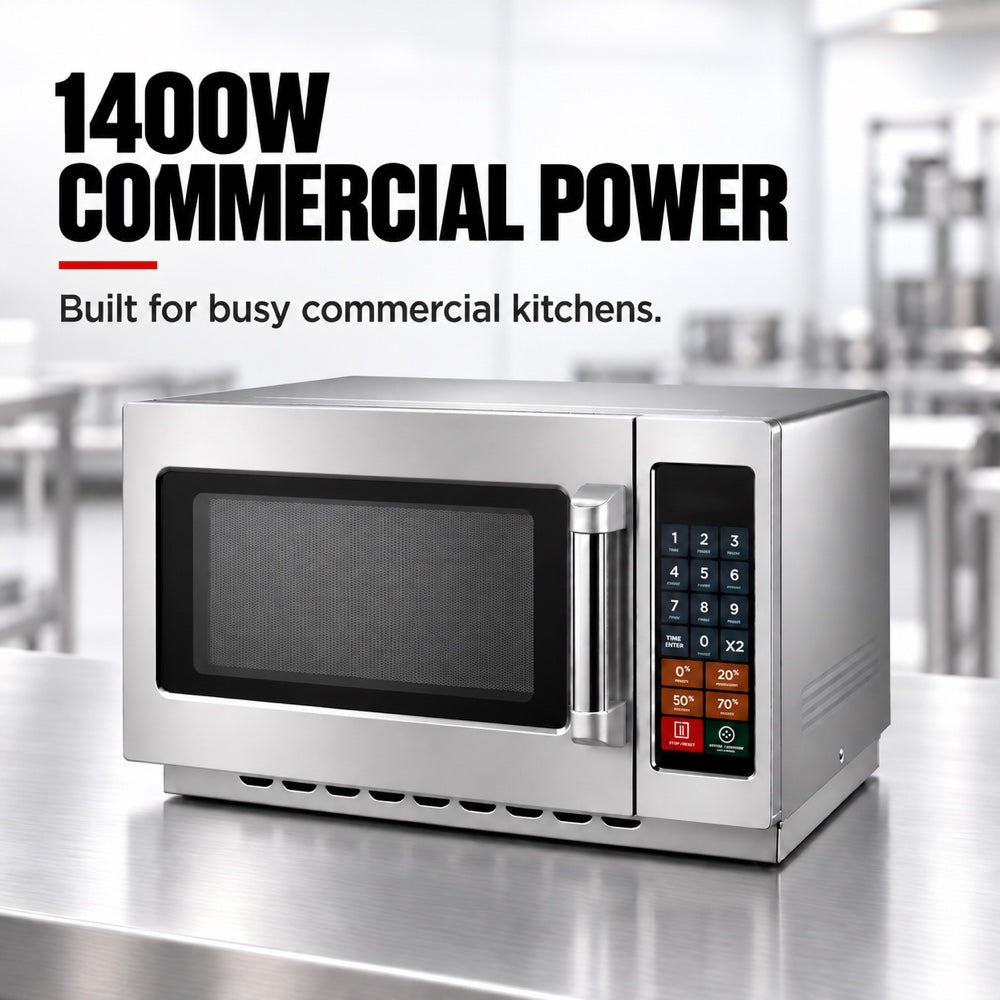 Benchstar MD-1400 - 34L Stainless Steel Commercial Microwave, 1400W - image 4