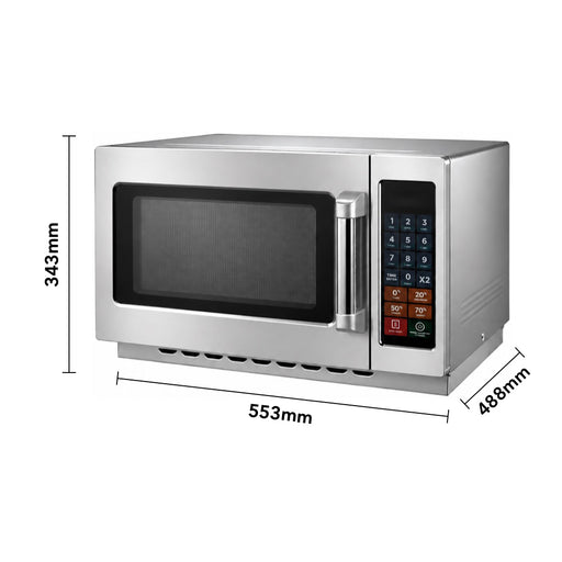 Benchstar MD-1400 - 34L Stainless Steel Commercial Microwave, 1400W - image 2