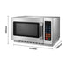 Benchstar MD-1400 - 34L Stainless Steel Commercial Microwave, 1400W - image 2