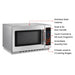 Benchstar MD-1400 - 34L Stainless Steel Commercial Microwave, 1400W - image 3