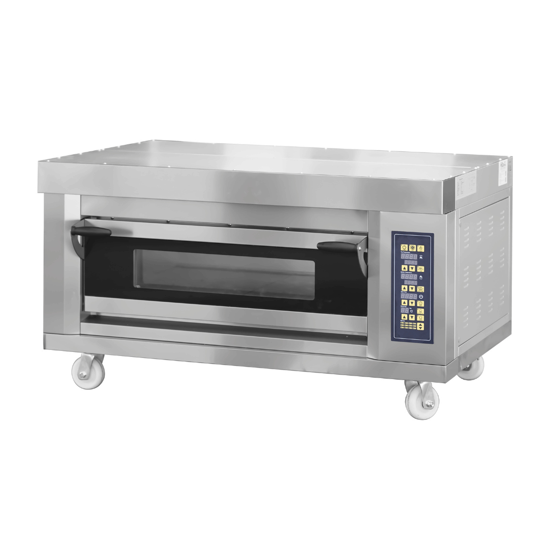 Baker Max ME2-1D - Stackable Electric Deck Oven with Digital Control and Castors
