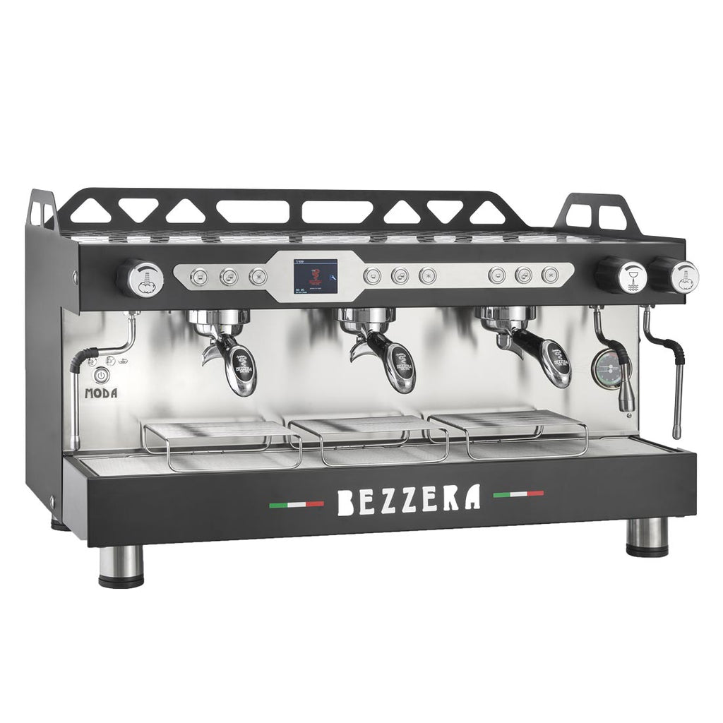 Bezzera Moda PID 3G - 3 Group Espresso Machine, Black