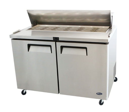 Atosa MSF8306 - 2 Door Mega Top Noodle Bar Prep Fridge 1225mm