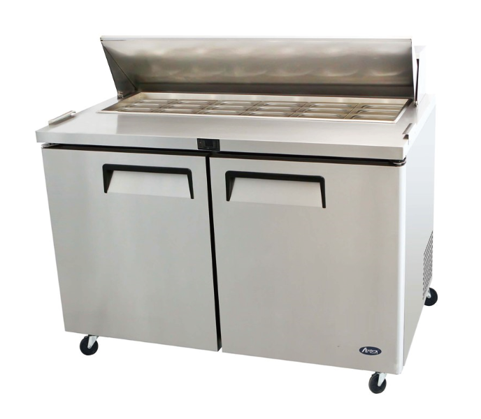 Atosa MSF8306 - 2 Door Mega Top Noodle Bar Prep Fridge 1225mm
