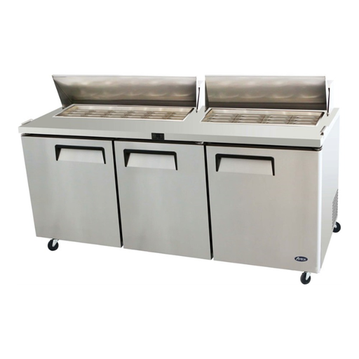 Atosa MSF8308 - 3 Door Mega Top Noodle Bar Prep Fridge 1846mm
