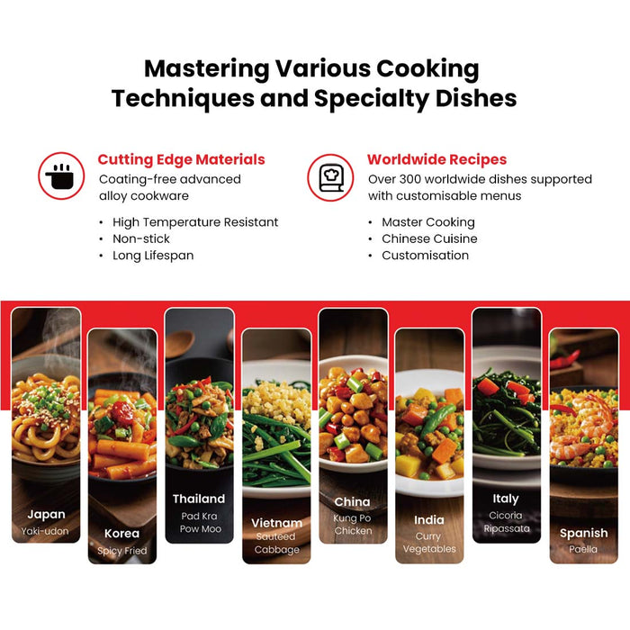 RoboChef MSS2KPRO - Cooking Robot Pro, 2kg Stir-Fry, 12 Seasoning Lines - image 7