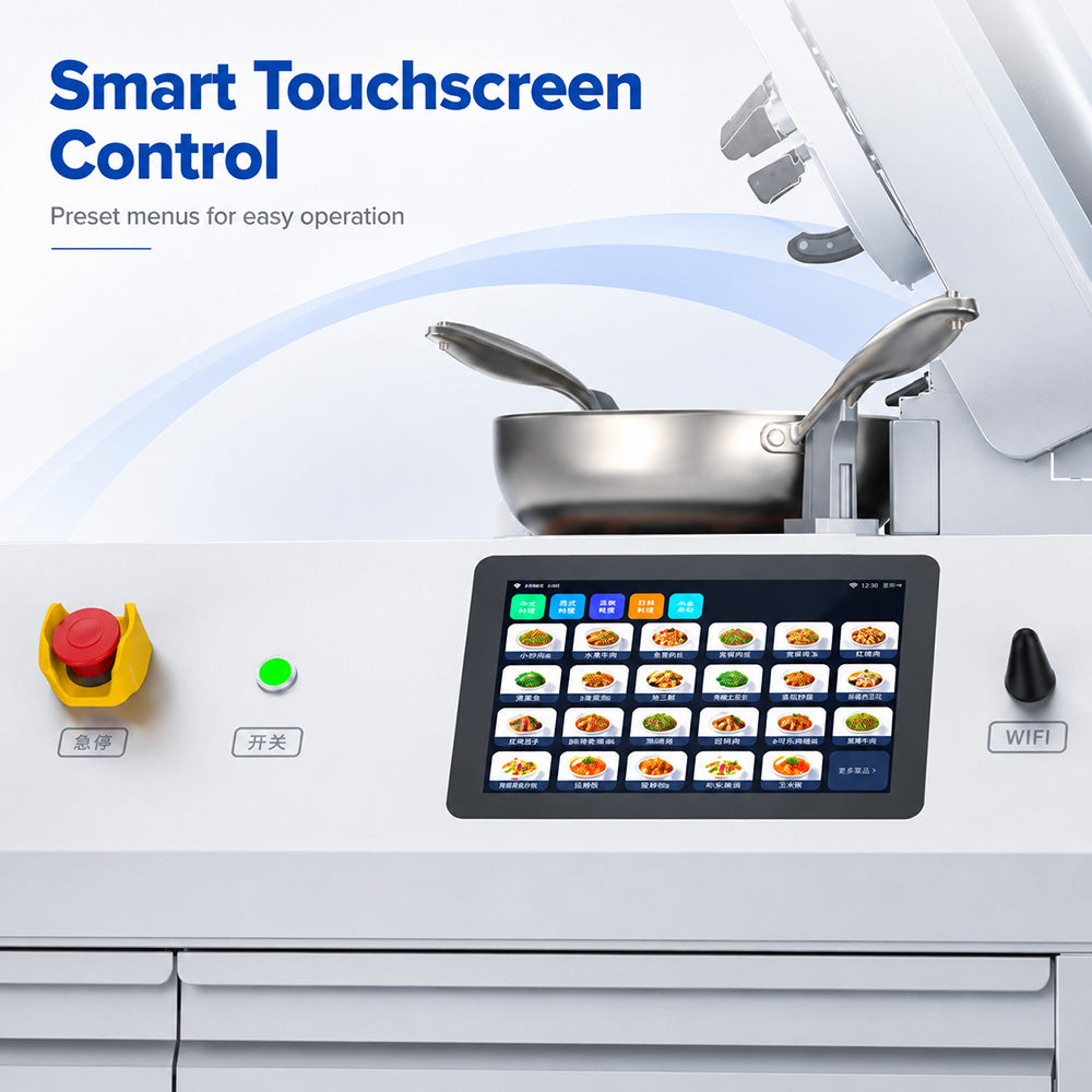 RoboChef MSS400PRO - 4-Wok Cooking Robot, 4 x 0.6kg Stir-Fry Station - image 5