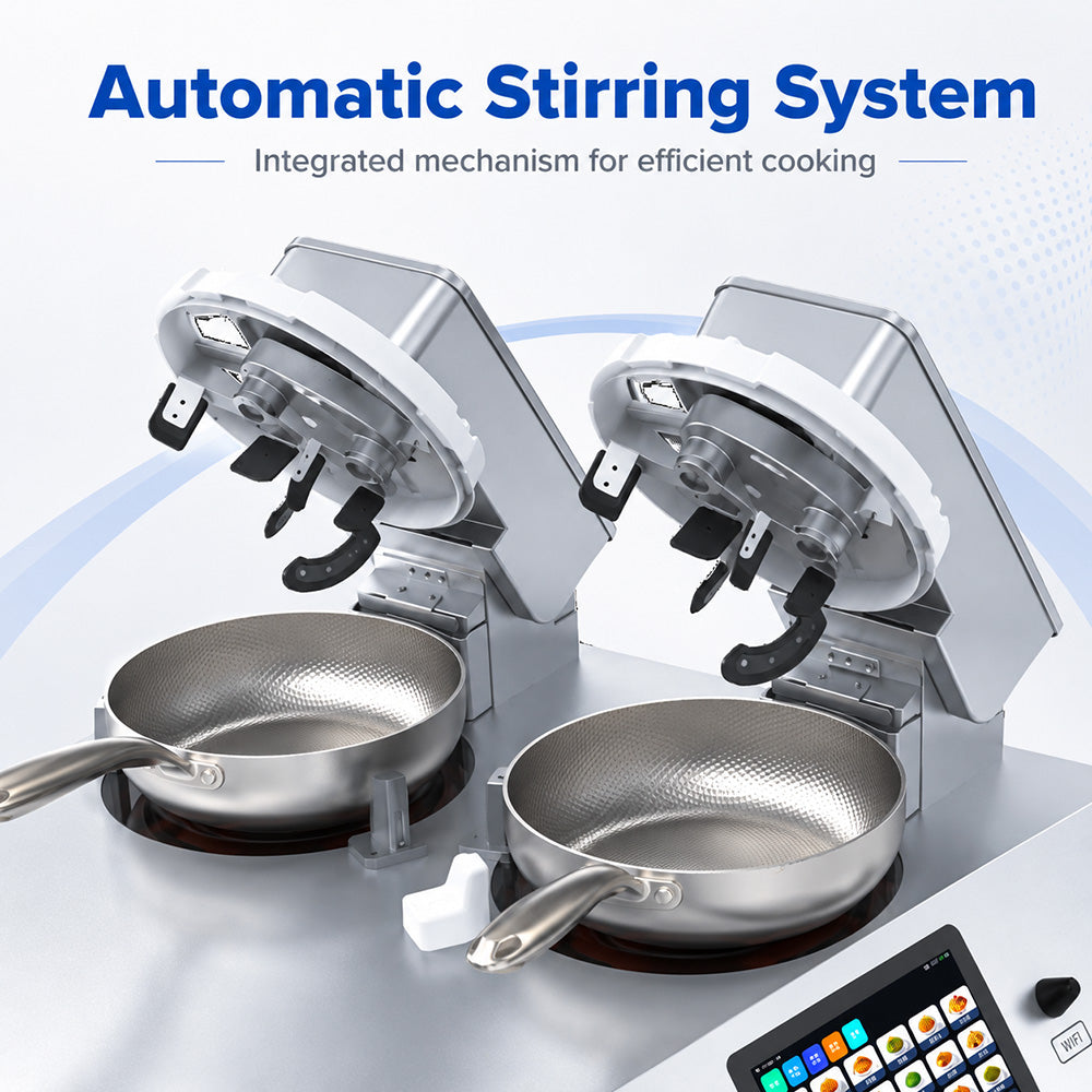 RoboChef MSS400PRO - 4-Wok Cooking Robot, 4 x 0.6kg Stir-Fry Station - image 6