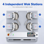 RoboChef MSS400PRO - 4-Wok Cooking Robot, 4 x 0.6kg Stir-Fry Station - image 8