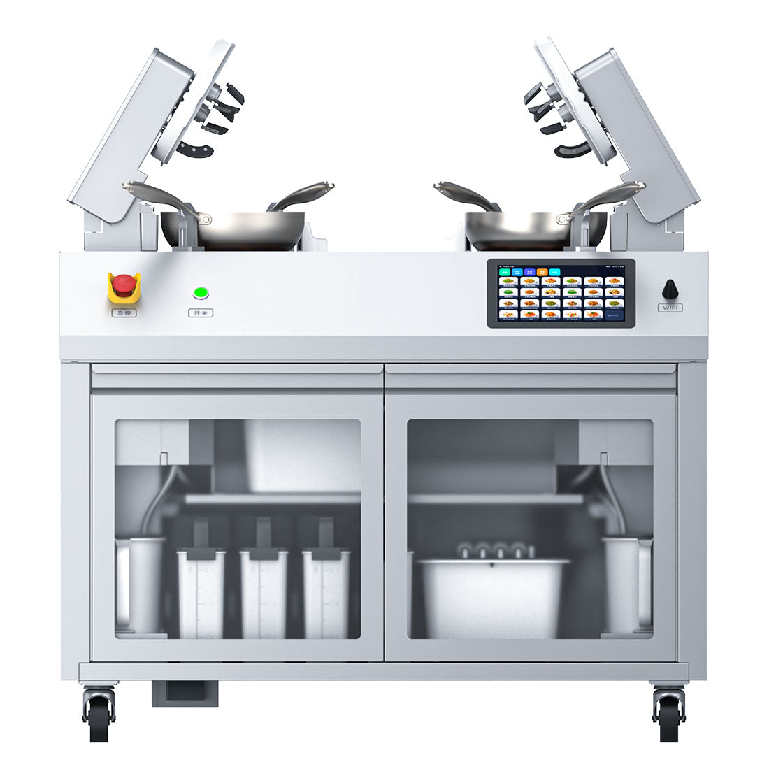 RoboChef MSS400PRO - 4-Wok Cooking Robot, 4 x 0.6kg Stir-Fry Station
