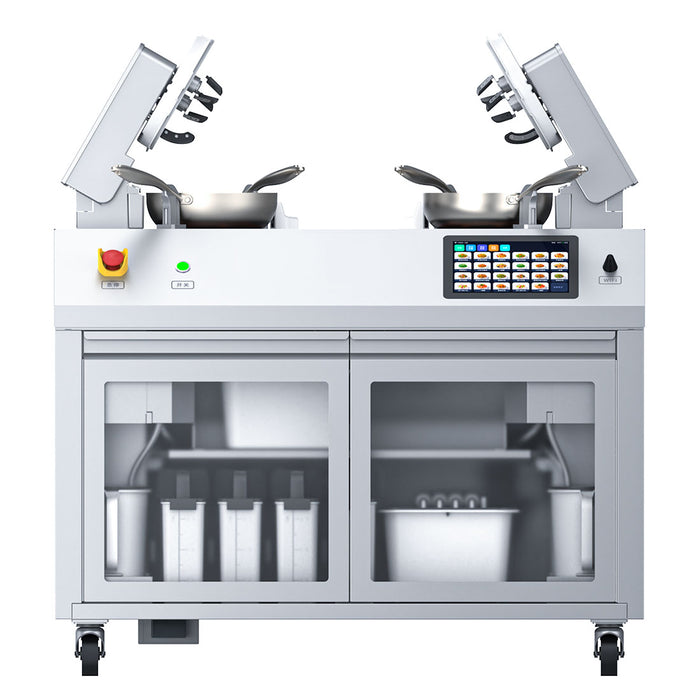 RoboChef MSS400PRO - 4-Wok Cooking Robot, 4 x 0.6kg Stir-Fry Station