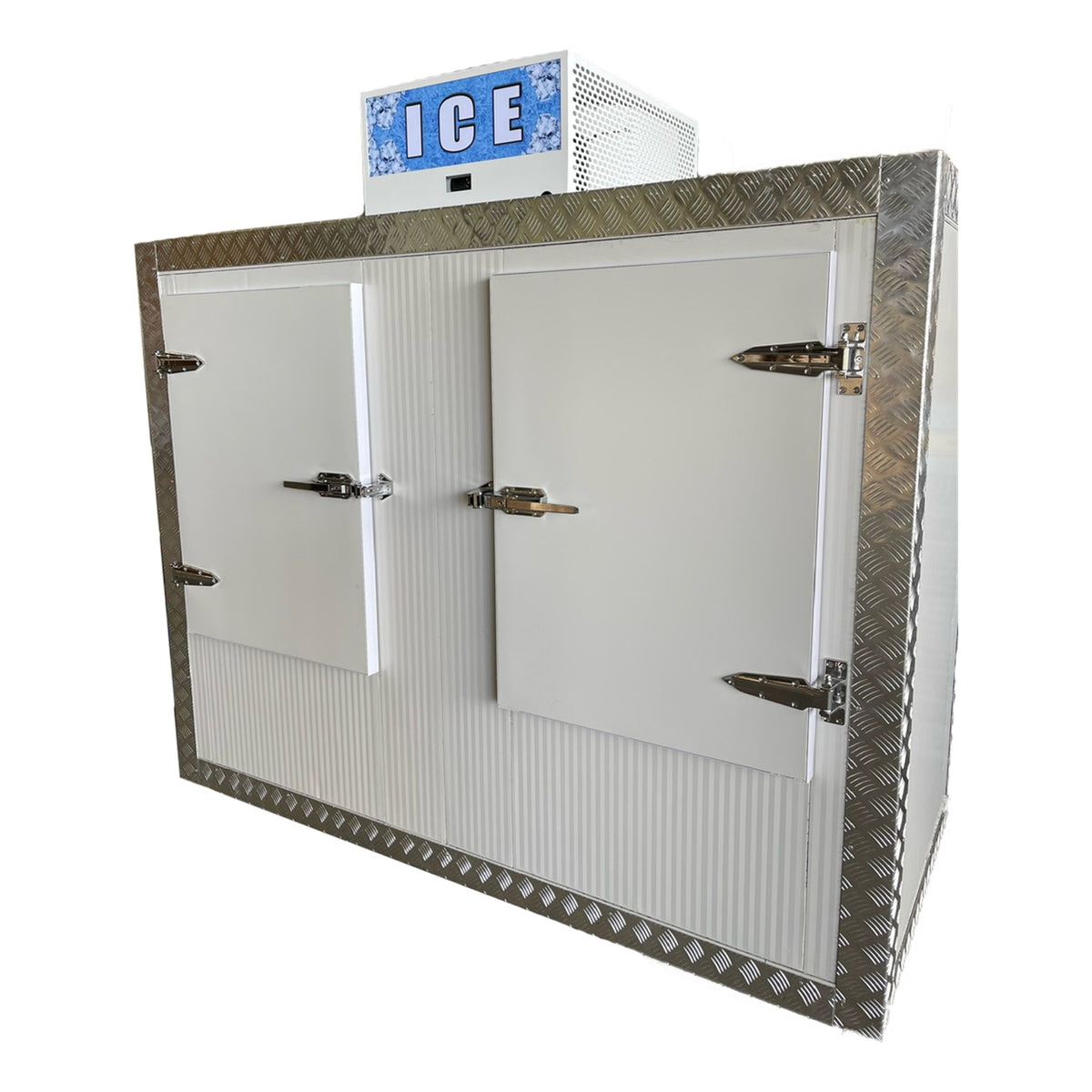 NovaChill Ice Box Model C - 2 Door Ice Storage Freezer, 3024L