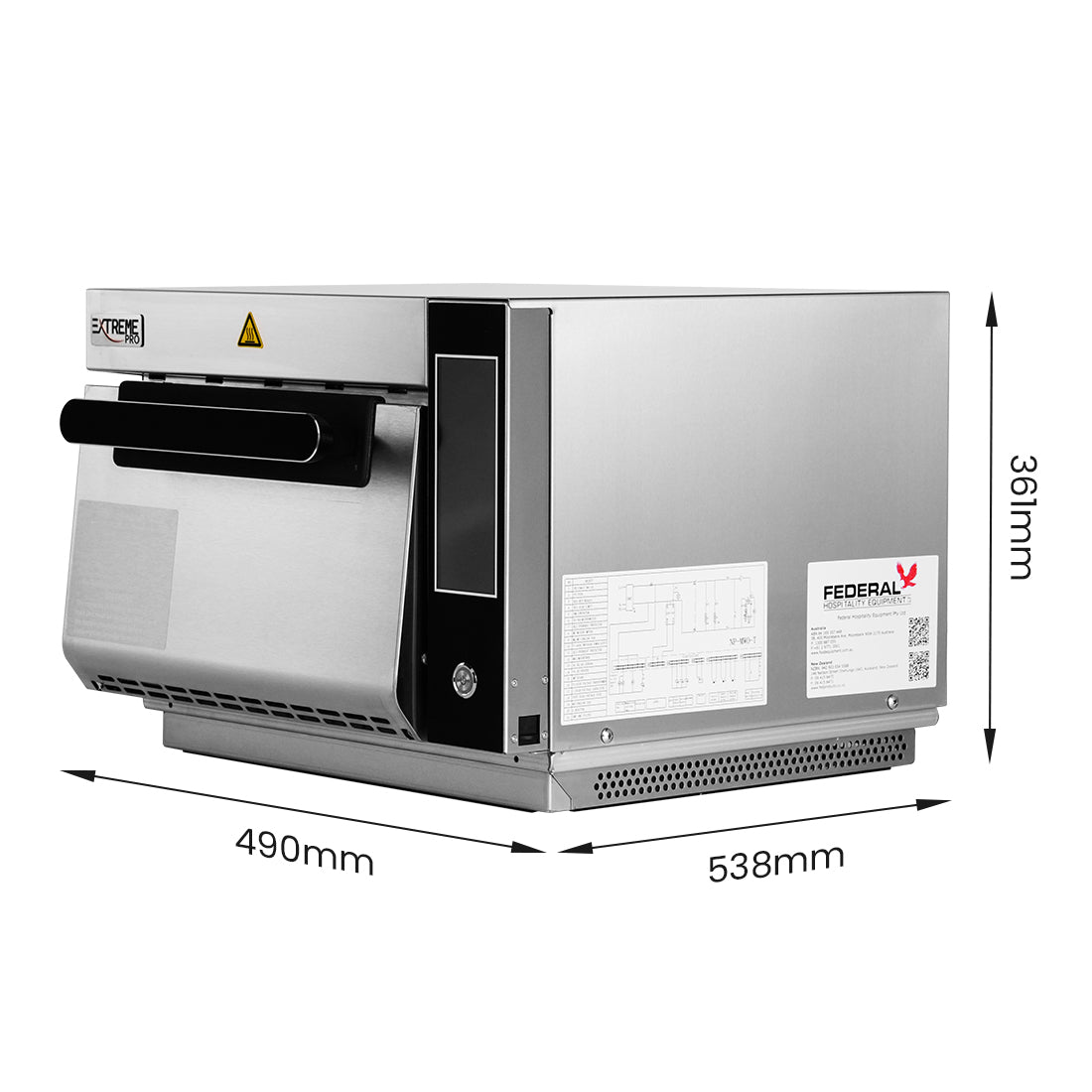 ExtremePro NP-MWO-T - Compact Speed Oven with Touchscreen, 8.6L - image 2