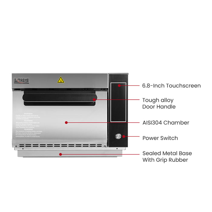 ExtremePro NP-MWO-T - Compact Speed Oven with Touchscreen, 8.6L - image 3