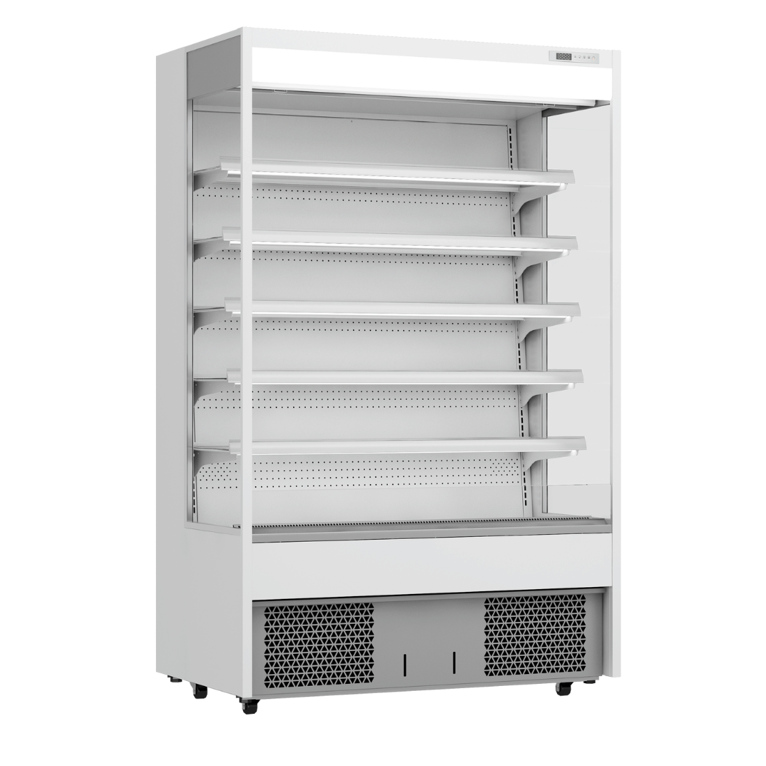FED Thermaster OC-1220 - Open Multideck Drink Display Fridge White 1280mm 540L