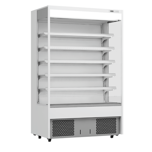 FED Thermaster OC-1220 - Open Multideck Drink Display Fridge White 1280mm 540L
