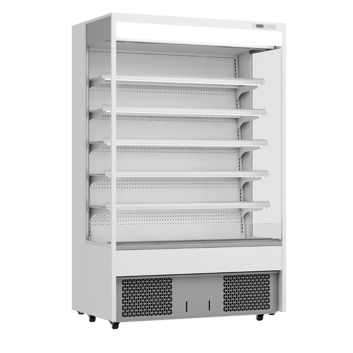 FED Thermaster OC-1220 - Open Multideck Drink Display Fridge White 1280mm 540L