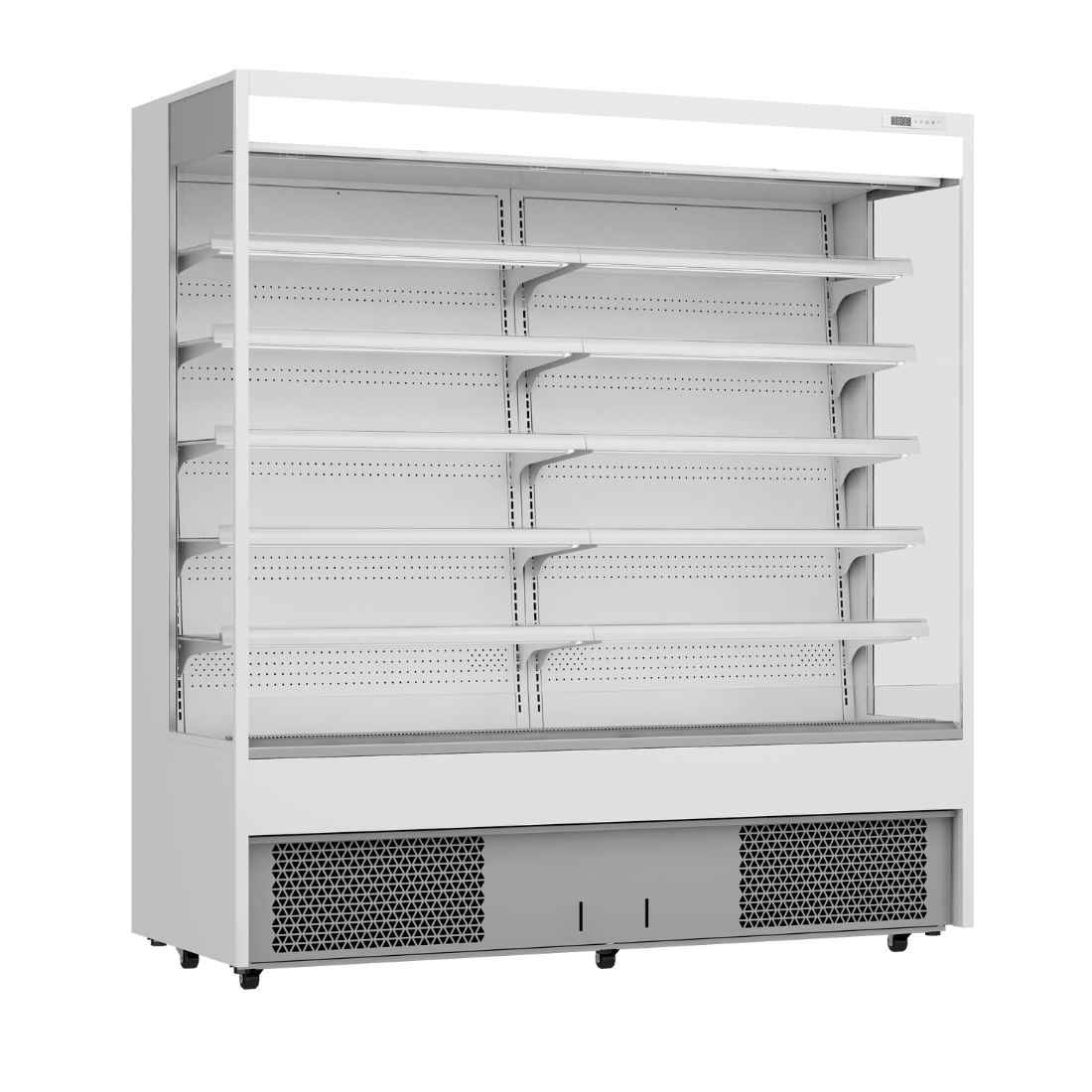 FED Thermaster OC-1830 - Open Multideck Drink Display Fridge White 1890mm 810L