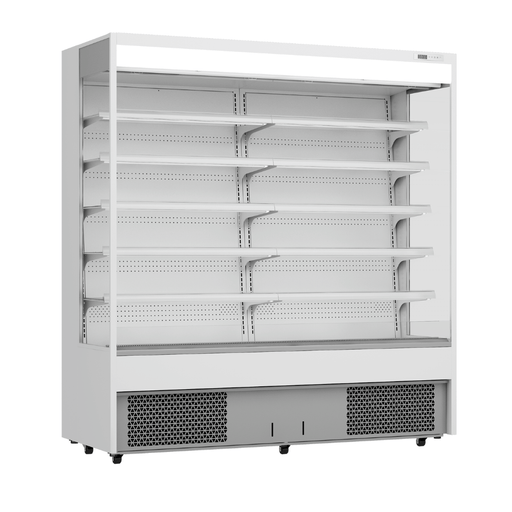 FED Thermaster OC-1830 - Open Multideck Drink Display Fridge White 1890mm 810L