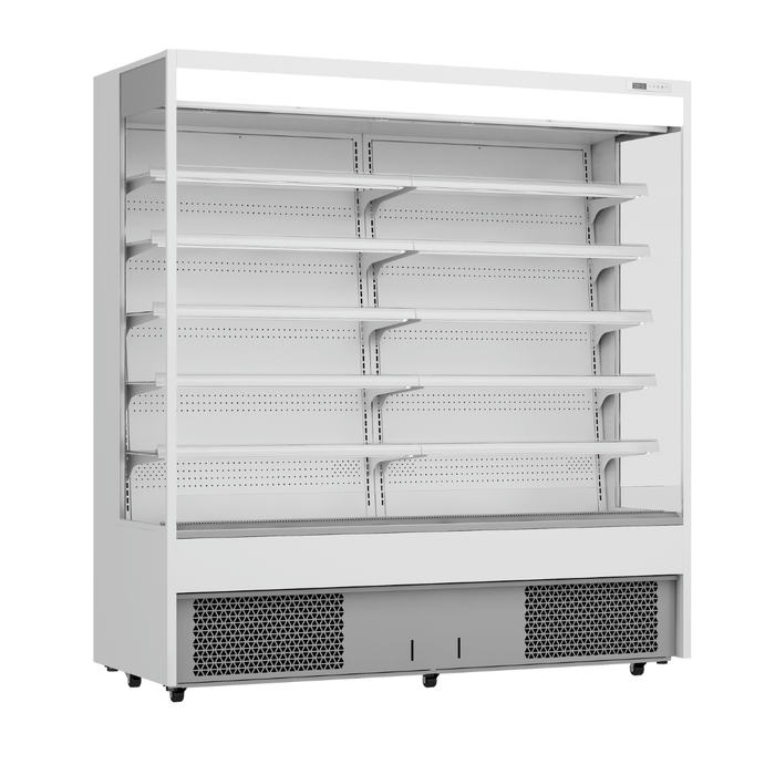 FED Thermaster OC-1830 - Open Multideck Drink Display Fridge White 1890mm 810L