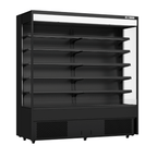 FED Thermaster OC-1830B - Open Multideck Drink Display Fridge Black 1890mm 810L
