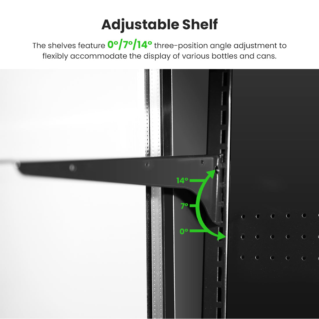FED Thermaster OC-915B - Open Multideck Drink Display Fridge Black 975mm 405L - image 7
