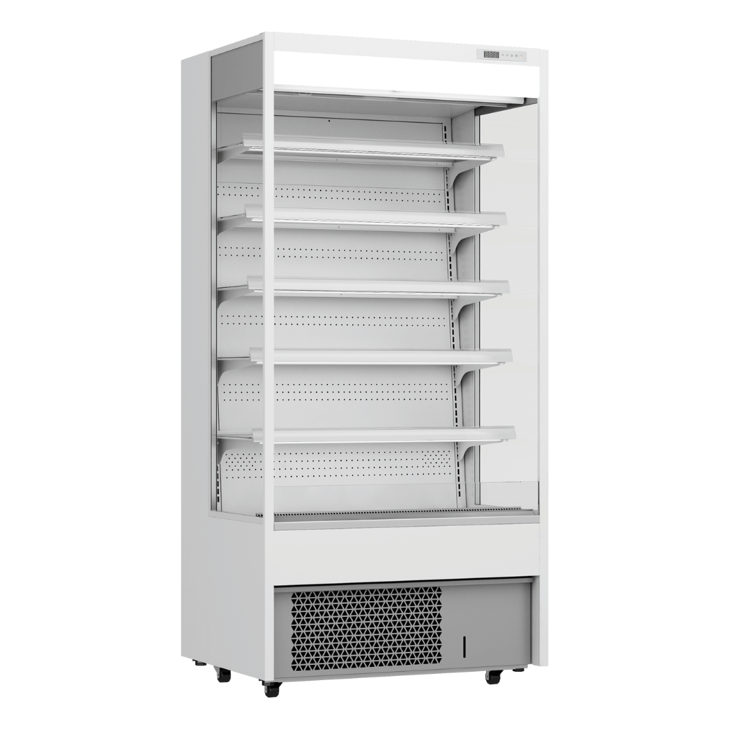 FED Thermaster OC-915 - Open Multideck Drink Display Fridge White 975mm 405L