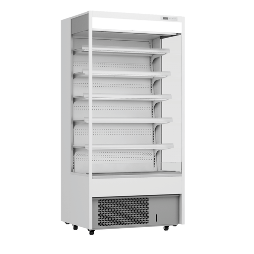 FED Thermaster OC-915 - Open Multideck Drink Display Fridge White 975mm 405L