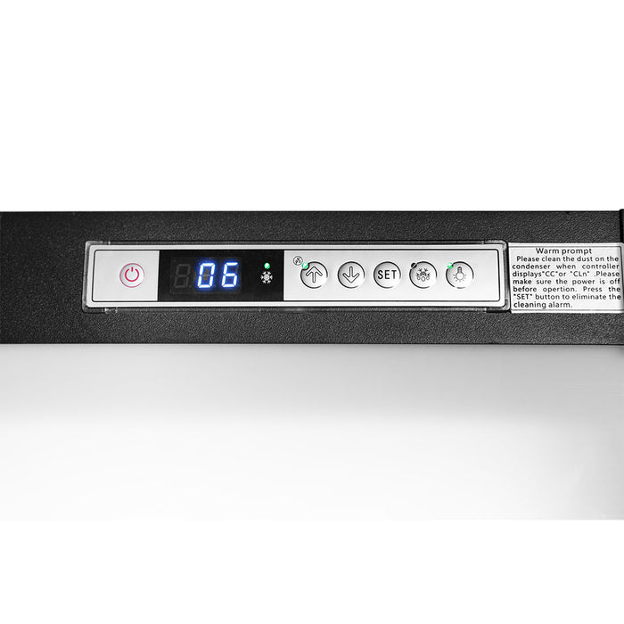 FED Thermaster OC-1220B - Open Multideck Drink Display Fridge Black 1280mm 540L - image 7
