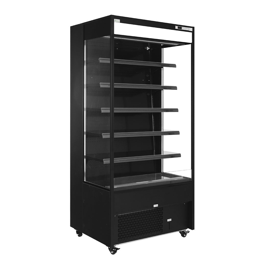 FED Thermaster OC-1220B - Open Multideck Drink Display Fridge Black 1280mm 540L - image 2