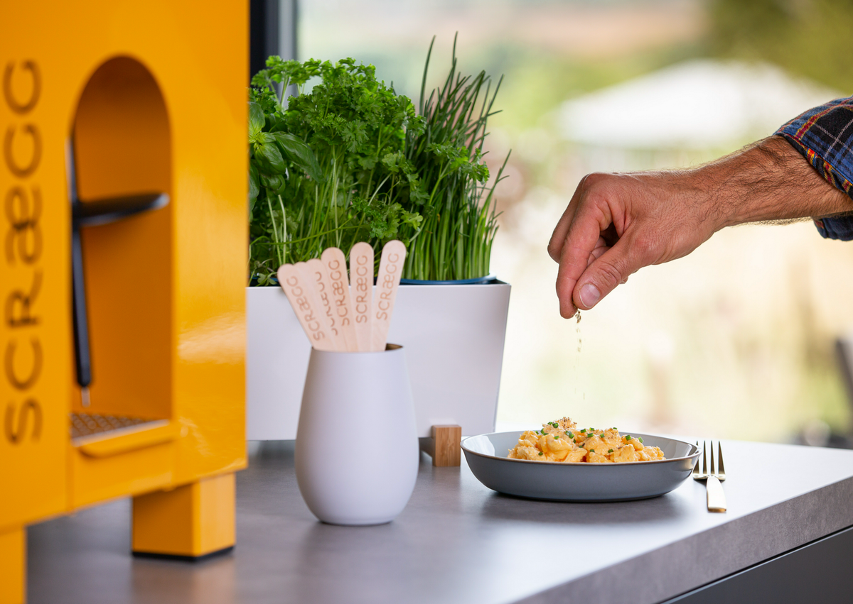 Scraegg Pro SCE-SCRAEGG - Steam Cooker for Scrambled Eggs, Porridge and Soup