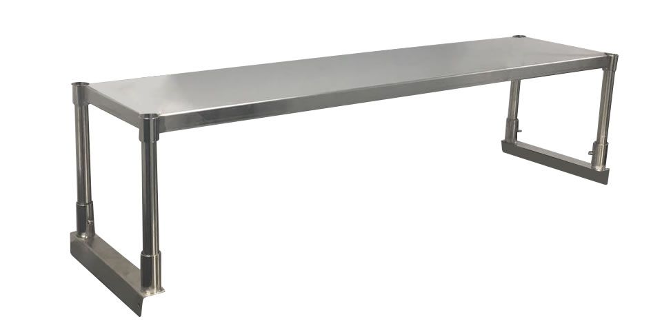 Simco SOS121 - Stainless Steel Single Over-Shelf 2100 x 300mm