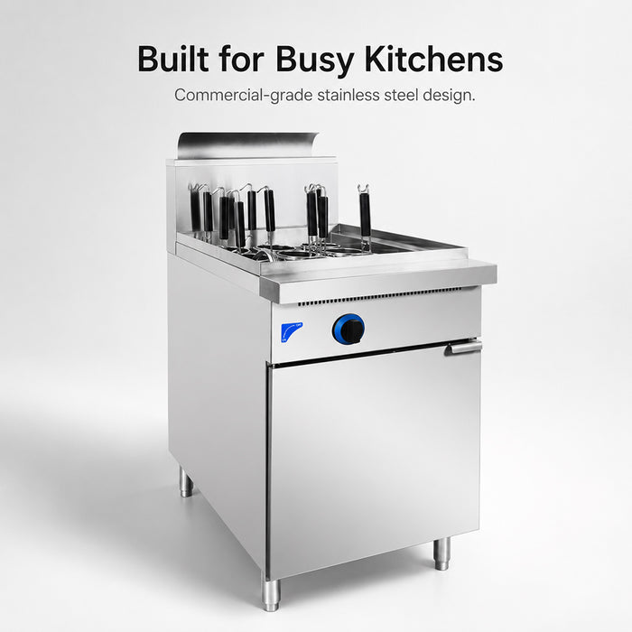 Gasmax PC150-9 - Gas Pasta and Noodle Cooker 9 Baskets - image 4