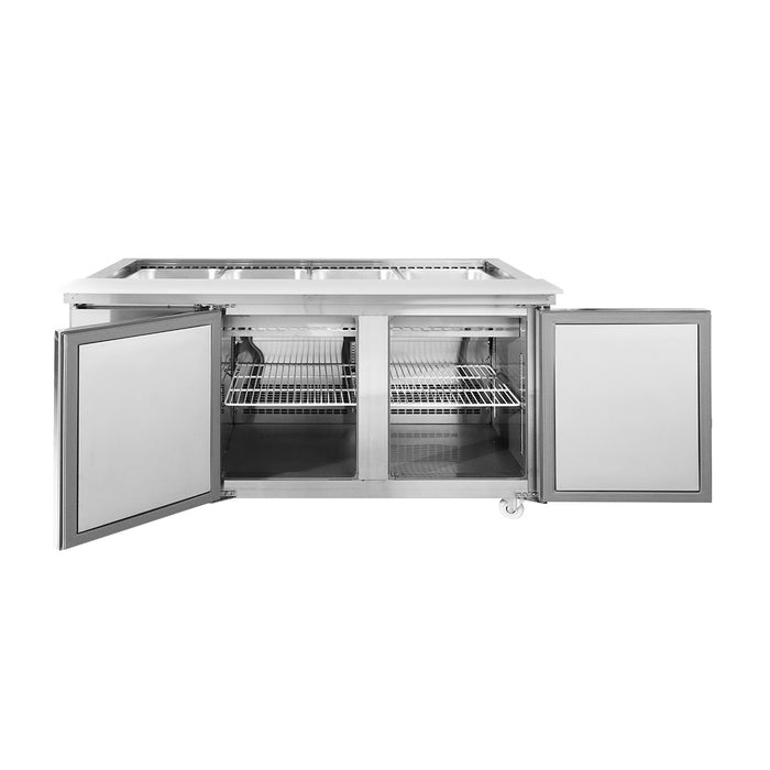 FED Thermaster PG150FA-XB - Refrigerated Salad Bar Station 4x GN 1/1 1460mm - image 5