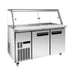 FED Thermaster PG150FA-XG - Cold Salad & Noodle Bar with Glass Canopy 4x GN 1/1 - image 3