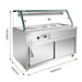 FED Thermaster PG150FE-XG - Heated Bain Marie Display with Glass Canopy 4x GN 1/1 - image 2