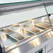 FED Thermaster PG150FE-XG - Heated Bain Marie Display with Glass Canopy 4x GN 1/1 - image 8
