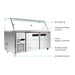 FED Thermaster PG180FA-XG - Cold Salad & Noodle Bar with Glass Canopy 5x GN 1/1 - image 3