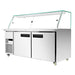 FED Thermaster PG180FA-XG - Cold Salad & Noodle Bar with Glass Canopy 5x GN 1/1