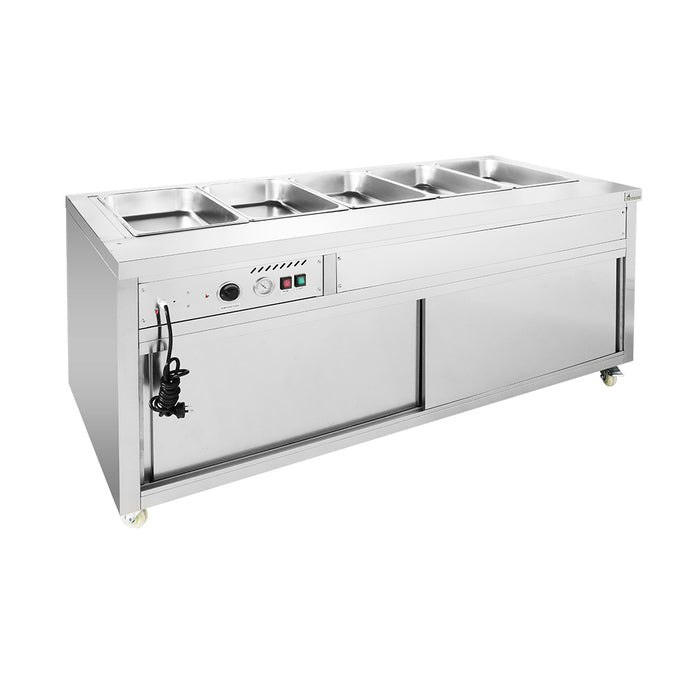 FED Thermaster PG180FE-XB - Wet & Dry Bain Marie 5x GN 1/1 1800mm - image 3