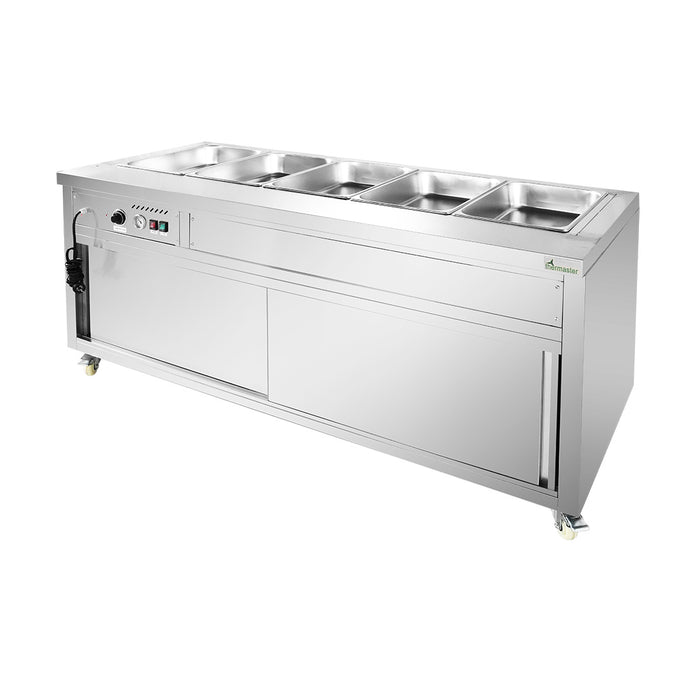 FED Thermaster PG180FE-XB - Wet & Dry Bain Marie 5x GN 1/1 1800mm - image 4